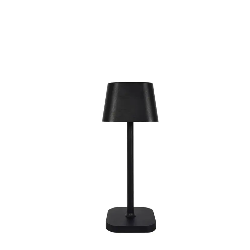 Wanderluxe kabellose tischlampe schwarz weiss grau dimmbares led licht modern xlumina