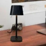 Wanderluxe kabellose tischlampe schwarz weiss grau dimmbares led licht modern xlumina