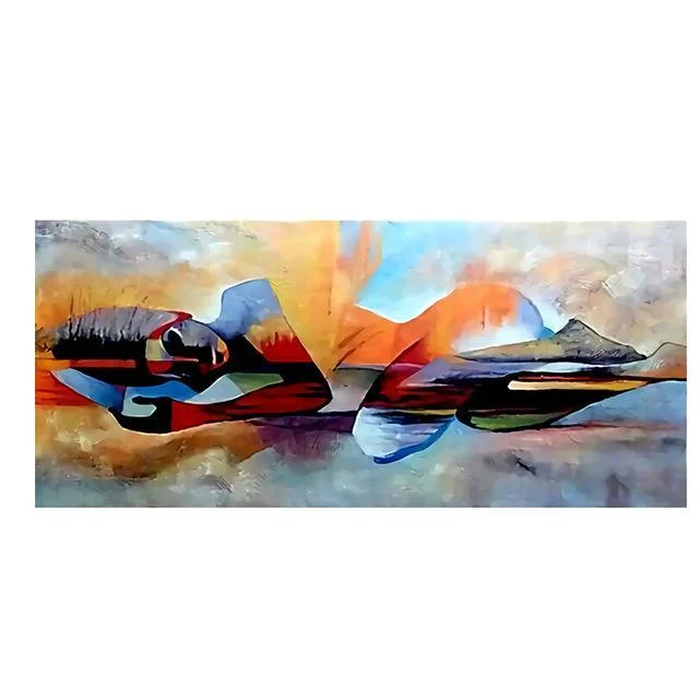 Watercolor Abstract Oil Painting On Canvas Posters And Prints Cuadros Wall Art Pictures For Living Room 242738