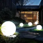 Waterproof patio globe light