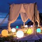 Waterproof patio globe light
