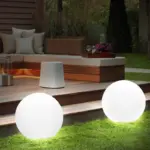 Waterproof patio globe light