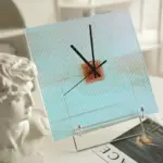 Wave colour gradient silent wall clock