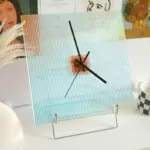 Wave colour gradient silent wall clock