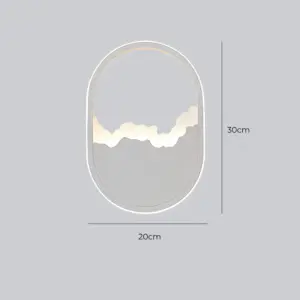 Homeko - Modern Oval LED Wall Lamp