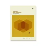 Wes anderson minimalist movie inspired canvas wall art posters