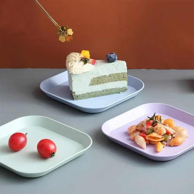 Wheat and straw eco friendly plate sets 5pccrockeryliving simply house