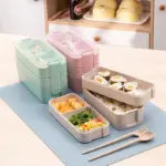 wheat-straw-plastic-food-storage-containers-lunch-boxes-102368 Wheat straw plastic food storage containers lunch boxes