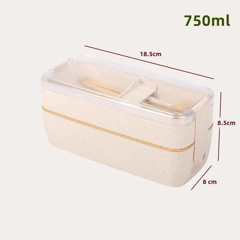 Wheat Straw Plastic Food Storage Containers Lunch Boxes 141583