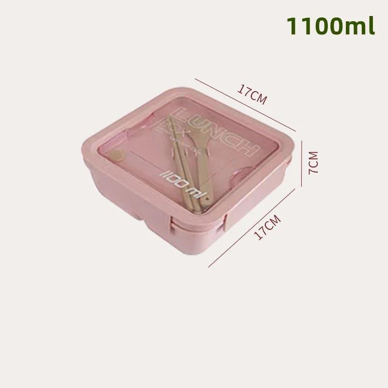 Wheat Straw Plastic Food Storage Containers Lunch Boxes 334095