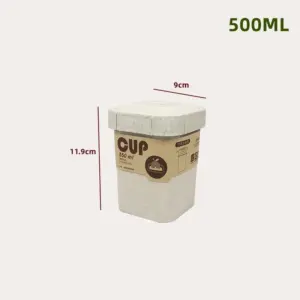 Wheat Straw Plastic Food Storage Containers & Lunch Boxes