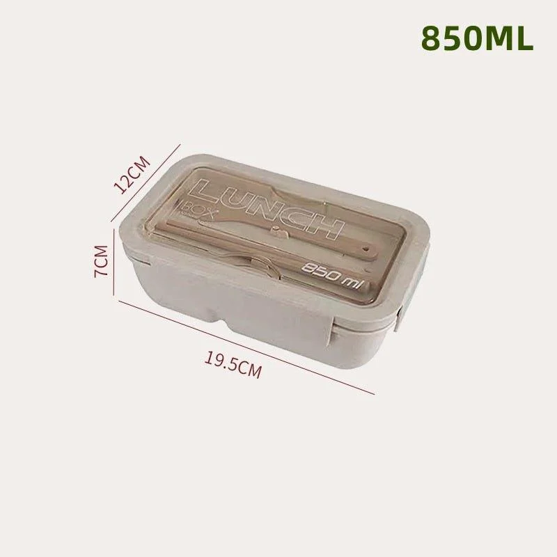 Wheat Straw Plastic Food Storage Containers Lunch Boxes 782243