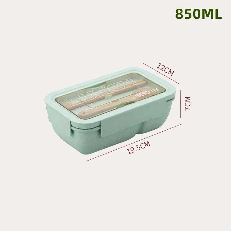 Wheat Straw Plastic Food Storage Containers Lunch Boxes 911264