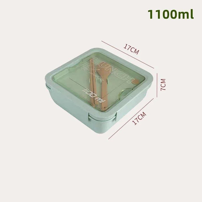 Wheat Straw Plastic Food Storage Containers Lunch Boxes 956722