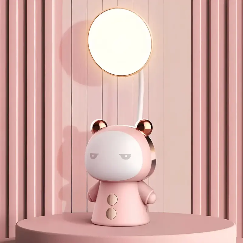 Whimsical cartoon tischlampe kinderzimmer dekoration led beleuchtung xlumina