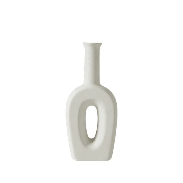 White Ceramic Vase 122476