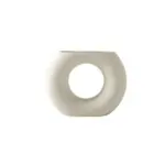 White ceramic vase