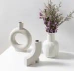 White ceramic vase