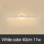 White gold bathroom vanity mirror lamp light