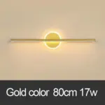 White gold bathroom vanity mirror lamp light