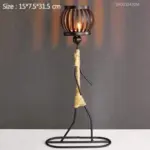 Wickedafstore b handmade figurines metal candlesticks