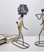 Wickedafstore handmade figurines metal candlesticks