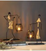 Wickedafstore handmade figurines metal candlesticks