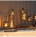 Wickedafstore handmade figurines metal candlesticks