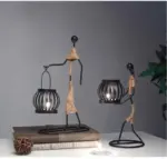 Wickedafstore handmade figurines metal candlesticks