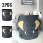 Wild animal toy storage basket