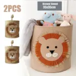 Wild animal toy storage basket