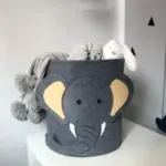Wild animal toy storage basket