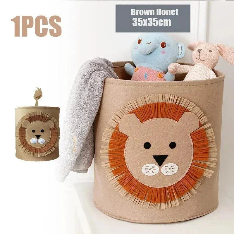 Wild Animal Toy Storage Basket 346197