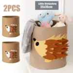 Wild animal toy storage basket