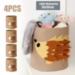 Wild animal toy storage basket