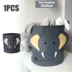 Wild animal toy storage basket