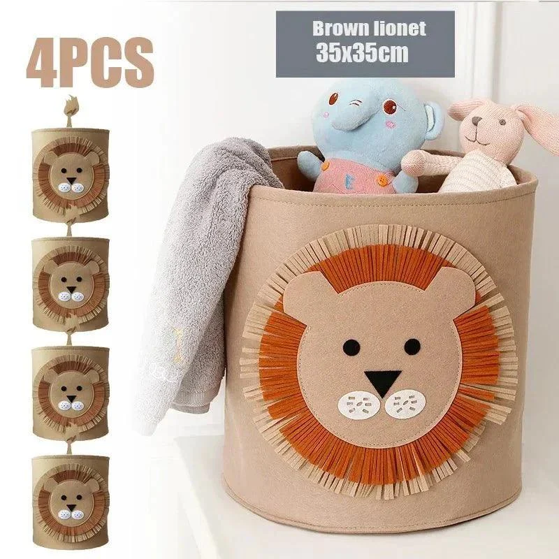 Wild Animal Toy Storage Basket 910096