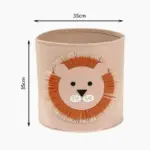 Wild animal toy storage basket