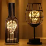 Wire design table lamps patchandbagel