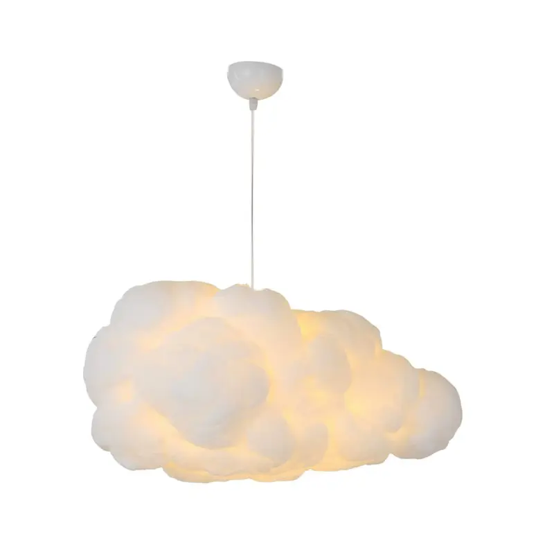 Witte haengelampe 2 lampenschirme weiss deckenleuchte modern stilvoll wohnzimmer xlumina