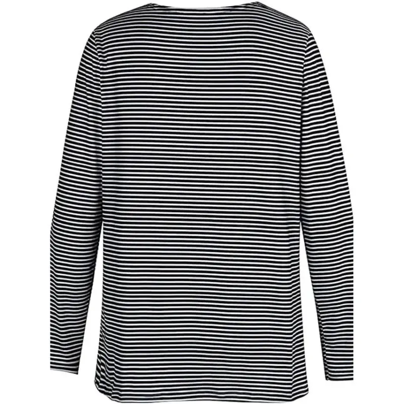 Womens halloween tunic t shirt striped cat 3d cartoon long sleeve print round neck womens tops dailysale