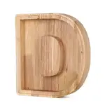 Wooden alphabet letters initial piggy bank