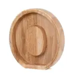 Wooden alphabet letters initial piggy bank