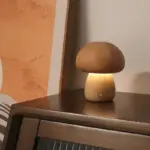 Wooden cute mushroom with touch sensor led night light patchandbagel 270987 10d67dd1 d755 41cf 8683 ebb336671371