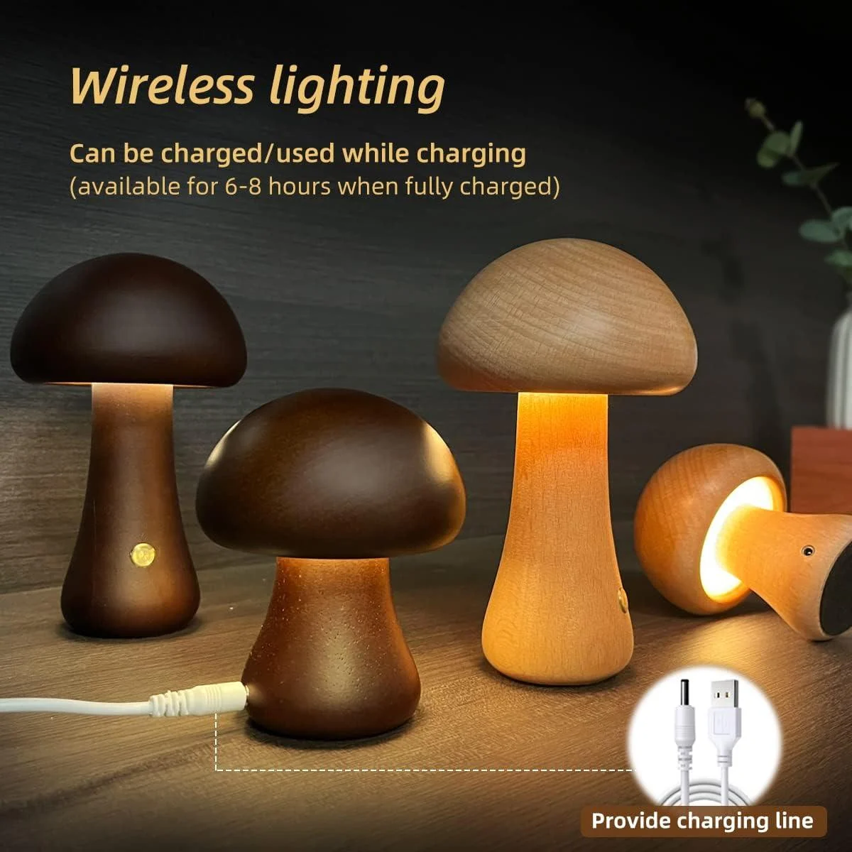 Wooden Cute Mushroom With Touch Sensor Led Night Light Patchandbagel 453602 983850af 5b40 4afe 869a Bd2a6a3279aa