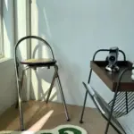 Wooden dining room folding chair
