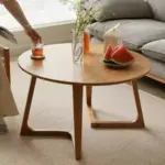 Wooden living room coffee table