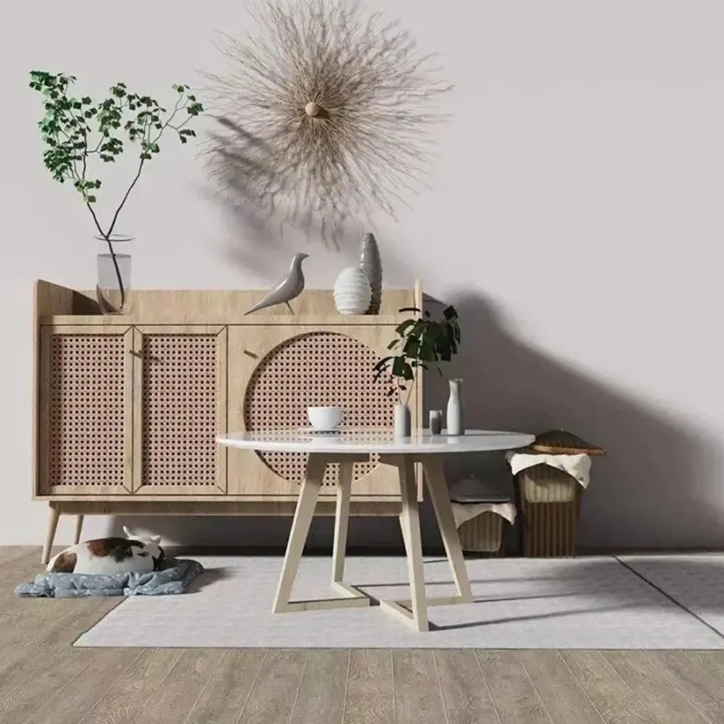 Wooden living room coffee table