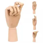 Wooden movable hand model