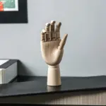 Wooden movable hand model